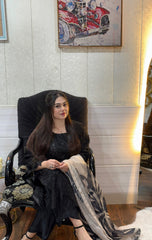 3 PIECE - BLACK BEAST ORGANZA SUIT